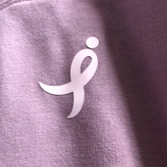 2/$10 Susan G Komen Earth Yoga zip up sweatshirt - Picture 2 of 9